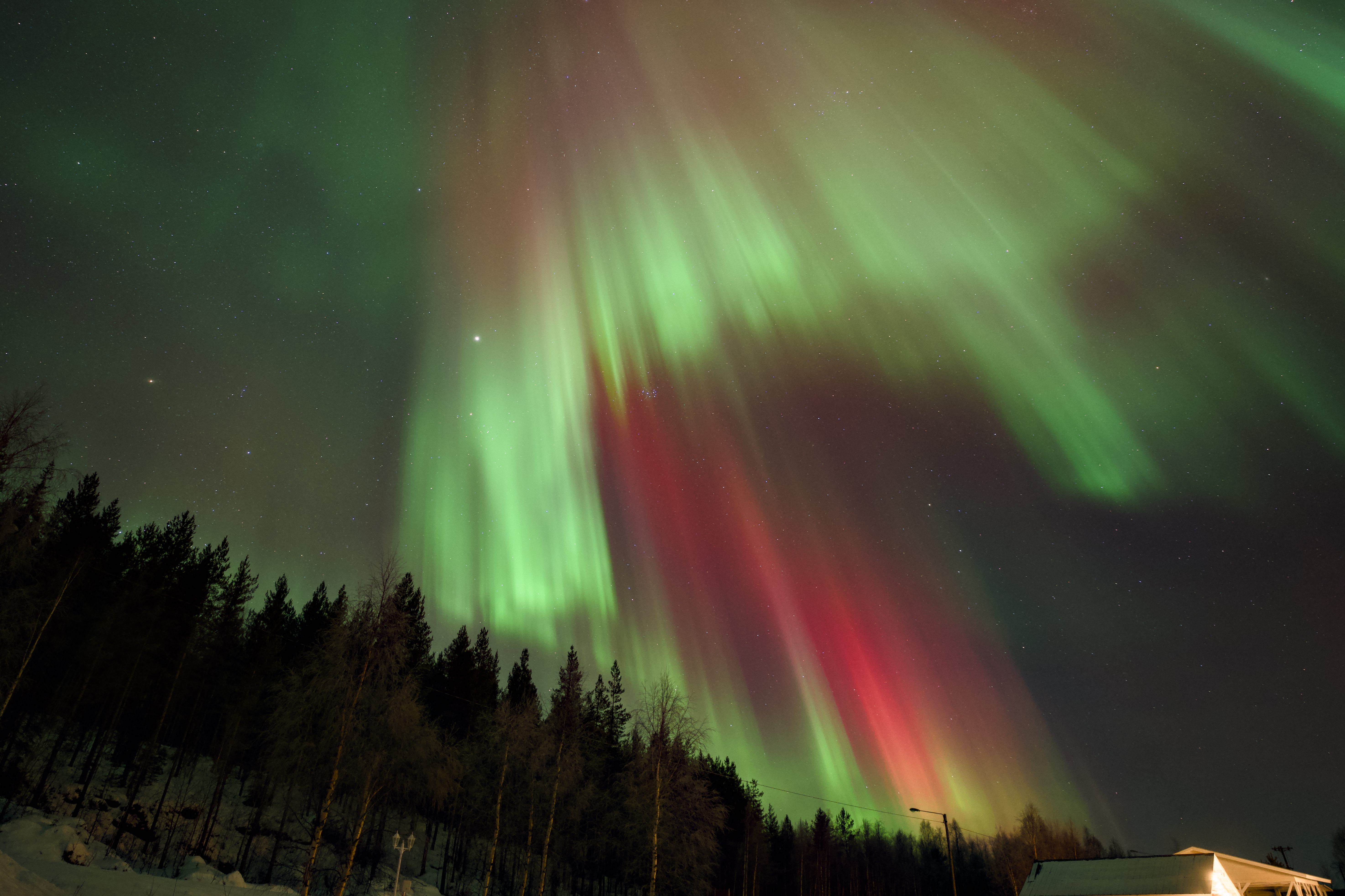 Chasing the Aurora Over Rovaniemi